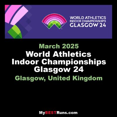 World Athletics Indoor Championships Glagow 24