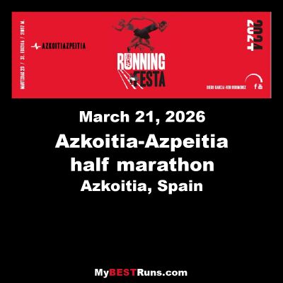 Azkoitia-Azpeitia half marathon